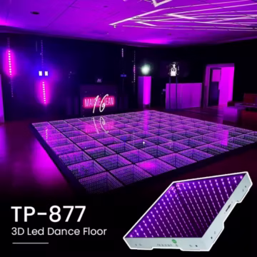 14ft x 14ft Magnet 3D Mirror LED Dance Floor